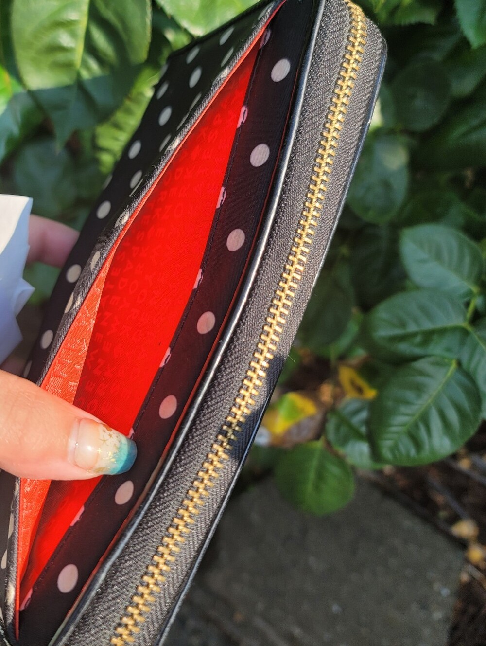 Kate Spade Polka Dot Black And White Wallet - Picture 9 of 14